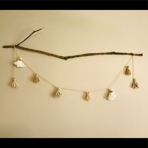 Boho Macrame Hanging Wall Art- Fiber Art